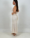 Abito SMILE - abito in pizzo con scollo all americana e bustino nel punto vita
