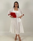 Cordset ISCHIA - completo composto da vestito longuette e camicia