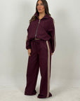 Tuta BEATRICE - Completo felpa con zip e pantalone