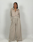 Tuta ALBERTINA - Completo felpa con zip e pantalone
