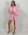 Saldo Cordset POIS - Giacca e gonna corta pink