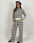 Tuta DALMATA - Completo blusa collo alto e pantalone
