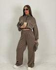 Tuta PIPER - Completo blusa corta e pantalone