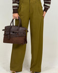 Pantalone lumina verde