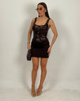 Abito CHICCA corto con paillettes