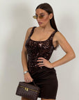 Abito CHICCA corto con paillettes