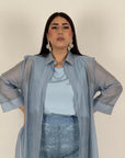 CURVY Cordset MARGARITA - Completo blusa e pantalone in pizzo