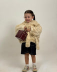 Visone crema bambina N201