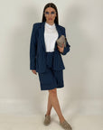 Tailleur CARMELITA - Giacca e bermuda gessato