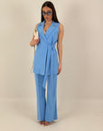 SALDO Tailleur FARAH - Completo gilet con cintura e pantalone