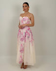 Abito AURORA - Abito lungo scollo a cuore - COLLEZIONE CHIC