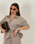 SALDO Cordset RUBY - Completo camicia e bermuda