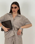 SALDO Cordset RUBY - Completo camicia e bermuda