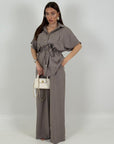 Cordset BAMBI - Completo camicia manica corta con cintura e pantalone