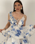 Abito APRIL - Abito corto con balze - COLLEZIONE CHIC