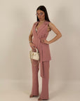 SALDO Tailleur FARAH - Completo gilet con cintura e pantalone
