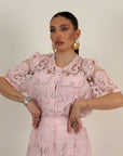 Completo FIORETTA - completo in pizzo composto da camicia e gonna lunga - collezione chic