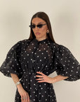 Abito EBRU - Abito lungo a pois - COLLEZIONE CHIC