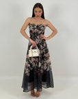 Abito ABBY - Abito lungo scollo a cuore - COLLEZIONE CHIC