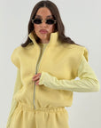 Tuta EULALIA - Completo gilet con zip e pantalone
