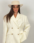Tailleur LUMINA - tailleur giacca Over e pantaloni palazzo - top quality