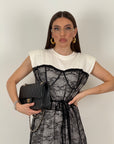 Abito BARRY - abito in pizzo scollo a cuore con t-shirt incorporata