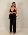 CORDSET MARIA - completo composto da top e pantalone in paillettes