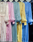 Abito ORGANZA - abito collezione chic - abito lungo tessuto effetto sirena