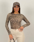 Maglia misto cachemire, giro collo