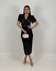 Abito AMBER - abito longuette in pizzo - tessuto elastico - COLLEZIONE CHIC
