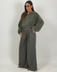 Tuta HILDA - Completo felpa con zip e pantalone