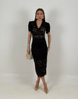 Abito AMBER - abito longuette in pizzo - tessuto elastico - COLLEZIONE CHIC