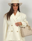Tailleur LUMINA - tailleur giacca Over e pantaloni palazzo - top quality
