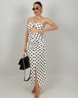 Abito AZALEA - Abito lungo a pois