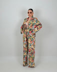 Tailleur BLUME - Completo giacca e pantalone fantasia fiore