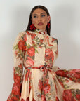 Abito PRINZESSIN - abito corto con manica e finale della gonna con rouche COLLEZIONE CHIC