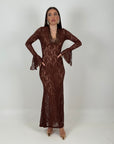 Abito EMILIEN - Abito lungo in pizzo - COLLEZIONE CHIC
