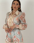 Cordset VANESSA - completo composto da camicia e pantaloncino con cintura