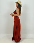 Cordset TROPEA - COMPLETO TOP E GONNA CON SPACCO