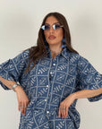 Cordset Marianna - completo composto da camicia e pantalone palazzo