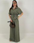 Cordset BAMBI - Completo camicia manica corta con cintura e pantalone