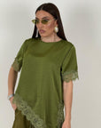 Blusa Cheryl con pizzo