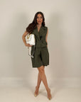 Tailleur HISE - giacca doppiopetto con bermuda