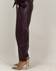 Pantalone LOUIS - pantalone in ecopelle