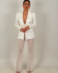 Tailleur LORELLA - LUXURY COLLECTION tailleur pantalone con perle e giacca effetto seta