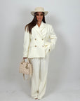 Tailleur LUMINA - tailleur giacca Over e pantaloni palazzo - top quality