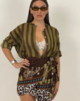 Gonna pareo Tiger green