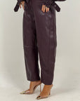 Pantalone LOUIS - pantalone in ecopelle