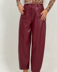 Pantalone ellen / pantaloni in ecopelle