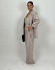 Tailleur DIAMOND - Giacca modello blazer e Pantaloni palazzo - top quality